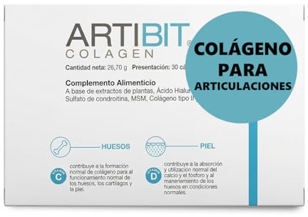 Colageno con Magnesio Acido Hialuronico y Vitamina C para Articulaciones Movilidad con Vitamina d3 Curcuma Boswelia 30 Capsulas sin Gluten ni Lactosa 100% Natural NEOBIT