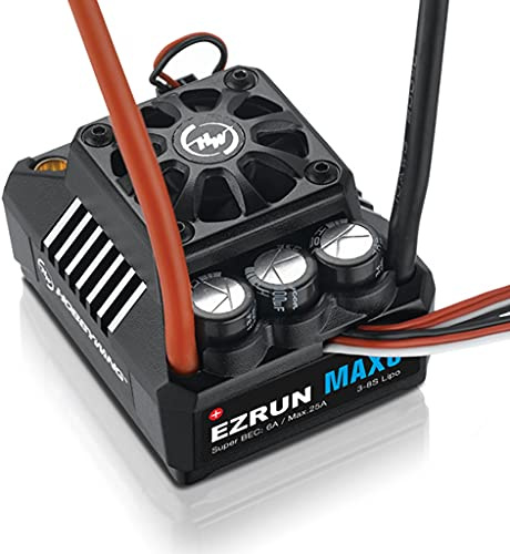 HOBBYWING Ezrun MAX6 ESC (3-8S) 1,6 Scale Waterproof Brushless ESC SKU:30105000