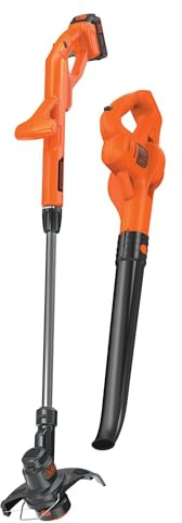 BLACK+DECKER 20V MAX* String Trimmer / Edger and Sweeper Combo Kit, 10-Inch (LCC221)