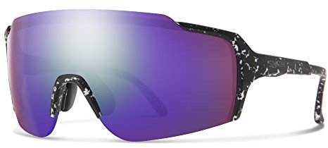 Smith FLYWHEEL Sonnenbrille 2022 Matte Black Marble/chromapop Violet Mirror