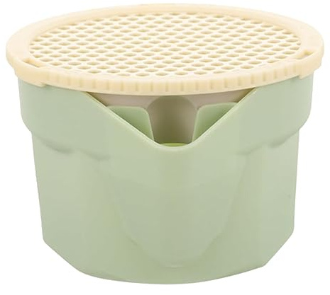 NIDONE Fioriera per Gatti, Fioriera per Erba idroponica in plastica da 3,5 Pollici Facile da Coltivare Kit per Coltivazione di Erba di Grano
