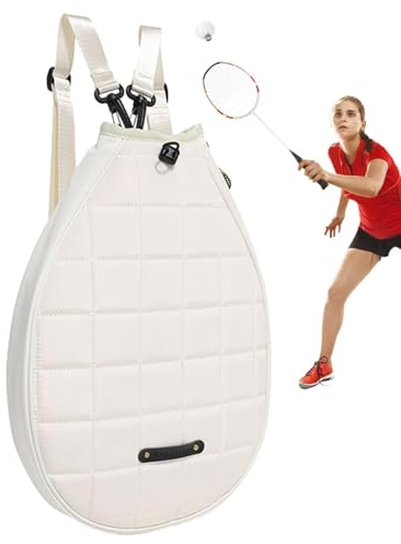 Vbnuyhim Damen Tennistasche – Tennistasche, Racquetball-Tasche, große Kapazität, Schlägerhalter, Sporttasche, Badmintonschlägertasche für Paddel, Schläger, Bälle