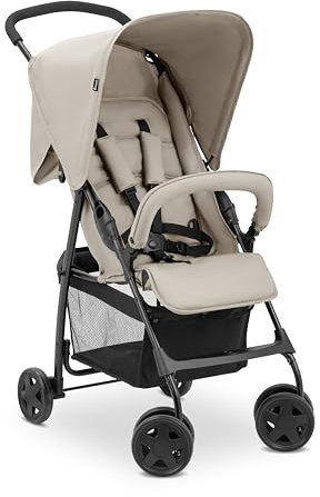 hauck Buggy Sport, Tango/Caviar - Federleichter Reisebuggy 5,9 kg - mit Liegefunktion für Kinder ab Geburt bis 15 kg - Klein Zusammenklappbar, Großer Einkaufskorb bis 3 kg