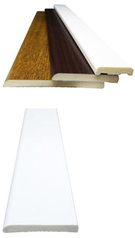 Upvc Plastic Trim Architrave 5 Metre White 70mm