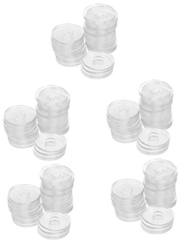 OUNONA 250pièces Rondelles Transparentes Vinyle Joints Pour Remplacement De Poignée De Porte De Accessoires Universels Pour Fixation Et Étanchéité