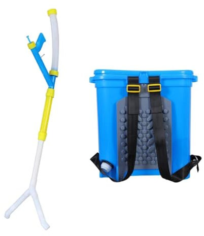 Épandeur D'engrais Manuel 25L Dispositif D'engrais Distributeur D'engrais épandeur D'engrais Multifonctionnel pour Légumes Maïs, Double Port