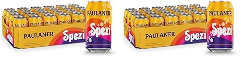 Paulaner Spezi • Erfrischungsgetränk mit Cola & Orange•EINWEG (24x0,33l) (Packung mit 2)