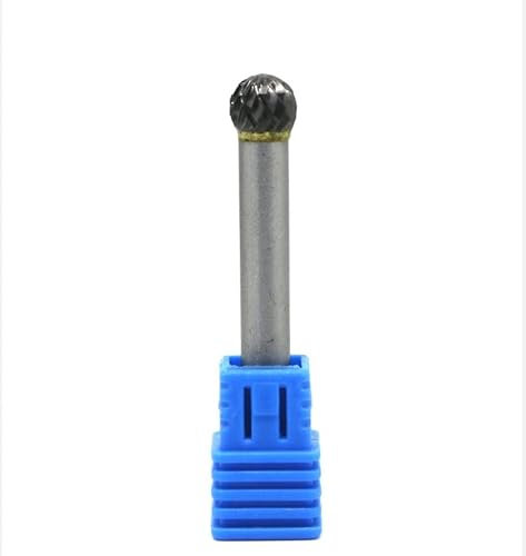 1 PZ Gambo 6mm Testa 8mm Doppio Taglio Carburo di Tungsteno Frese Rotative Frese File CNC Lavorazione Dei Metalli Lucidatura Smerigliatrice Elettrica di Finitura(D)