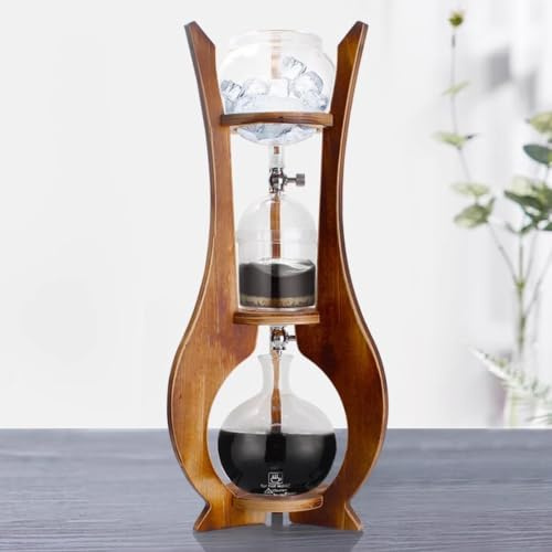Dropptorn För Kallbryggt Iskaffe, 600 Ml Kapacitet, 6-8 Koppar, Dropplås För Isdroppar, Aromlåsning Och Dubbla Ventiler, Finfiltrering Och Balanserad Extraktion, För Barista-kaffeälskare