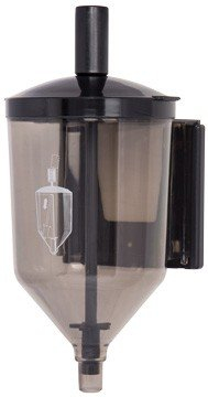 Blanc HYGIENIC Pastenspender – Waschpastenspender aus ABS Kunststoff, ergiebiger Spender, mit Wandhalterung, für 2.5 Liter Füllmenge, Füllmittel separat erhältlich, Rauchglas Schwarz