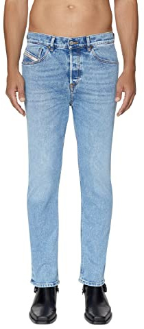 Diesel - Jeans elasticizzati da uomo Regular Tapered Fit – D-Fining 0EHAJ, taglia: W32, lunghezza: L32, Blu, 32W x 32L