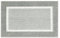 andiamo Alfombrilla de baño Antideslizante Maui – Alfombra de baño Suave y esponjosa – Alfombrilla de Ducha para baño Antideslizante Lavable 40 x 60 cm Gris