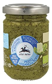 Basilika pesto med tofu vegan BIO 130 g - ALCE NERO