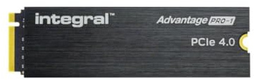 Integral Advantage PRO-1 1TB SSD NVME M.2 2280 PCIe Lightning-Fast Gen4x4 R-7400MB/s W-5500MB/s Solid State Drive Built-in Heatsink Compatible With PS5