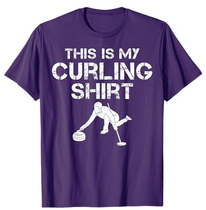 This Is My Curling Shirt Funny Curler Winter Sports Gifts T-Shirt