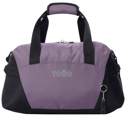 TOTTO - Bolsa de Deporte, Modelo Active Pro S, Medidas 40 x 25 x 20 cm, Capacidad 22 L, Asa de Mano, Correa Ajustable Hombro, Argollas para Candado en Cremallera Principal, Color Montana Grape Morado