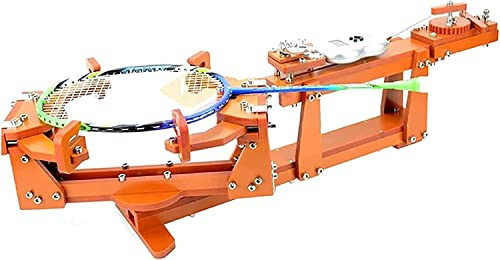 RENJJPBO Badminton Racket String Machine - 6-Point Fixed 60lb Badminton String Machine, Digital Display - Stringing Tools, Squash, Tennis
