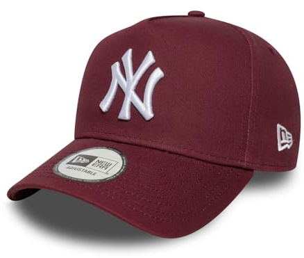 New Era League ESS Eframe Adjustable Cap NY Yankees Dunkelrot, Size:OneSize