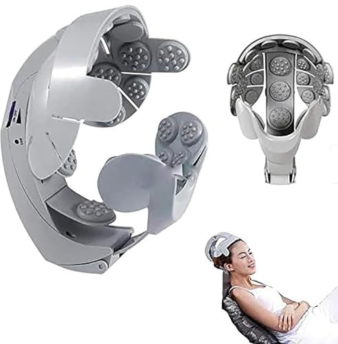 Massaggiatore Elettrico Per La Testa Tipo Casco, Massaggiatore Domestico Per Il Cuoio Capelluto, Regolabile, Design Intuitivo, Per Alleviare Lo Stress Alla Testa E Favorire La Circolazione Sanguigna