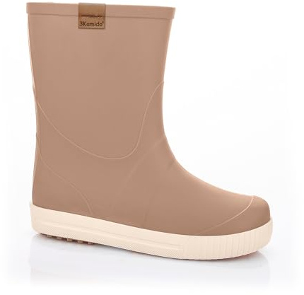 3Kamido GoStyle Wellington-stövlar - mycket snygga och eleganta gummistövlar, bekväma och moderiktiga, med 3M-reflextejp, antibakteriell innersula och halkfri sula