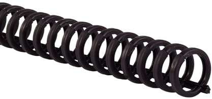 GBC Binding Spines / Spirals / Coils, 1/2 Diameter, 85 Sheet Capacity, ProClick, Black, 25 Pack (2515660)