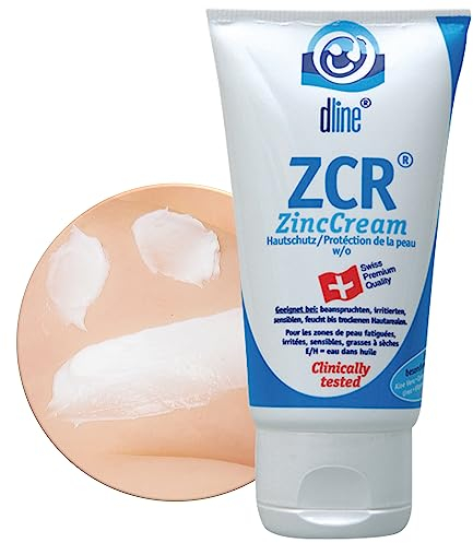dline ZCR-ZincCream 50ml Windelcreme/Wundschutzcreme/Intimpflege vom Pflegeprofi | Zinkcreme mit Aloe vera Jojobaöl Nachtkerzenöl Panthenol Sheabutter Urea | Zink Creme anstelle Zinksalbe