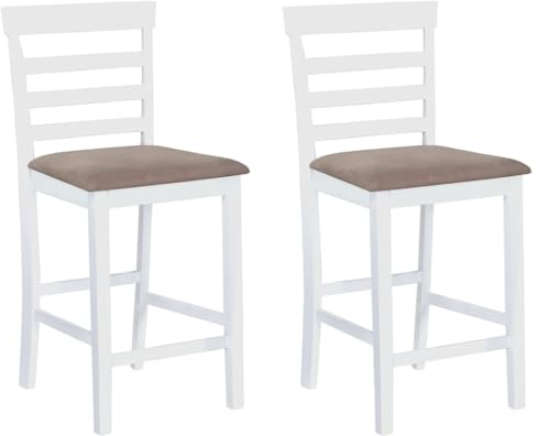 vidaXL 2X Holz Barhocker Bistrohocker Tresenhocker Barstuhl Küchenhocker