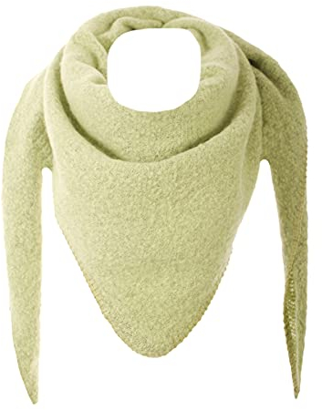 FASHION YOU WANT XXL Schal flauschig schal-tuch damen dicker dreieckstuch groß Wolle UNI Farben kuschelig (mintgrün)