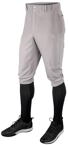 Champro Pantalones de béisbol MVP para Hombre, Gris, M