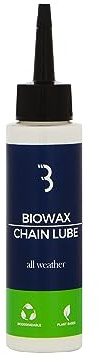 BBB Cycling BioWax Chain Lube Plant Based 100% Bio Degradable Chainlube for All Weather Cold and Wet Conditions Chemical-Free Micro Plastic-Free Lubricant BCH-201,White,100ml