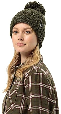 Jack Wolfskin Damen HIGHLOFT Knit W Beanie-Mütze, Island Moss, M