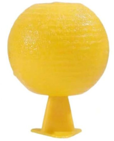 Kexpery Trampas para Moscas de la Fruta, Trampa pegajosa para Moscas de la Fruta, Bola multifunción, Trampa para Insectos voladores, Forma de cítricos para Mosca de la Fruta, Mosquito (A)