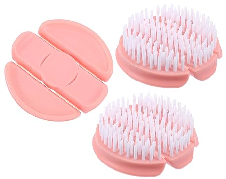 Zerodeko 3pièces Brosse Nettoyante pour Légumes Et Fruits Lot de Brosses à Récurer Portables Plastique Brosse De Nettoyage De Cuisine