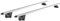 Dachträger Gepäckträger kompatibel mit BMW X1 E84 F48 2009-2022 Aluminium Silber TÜV 2 TLG