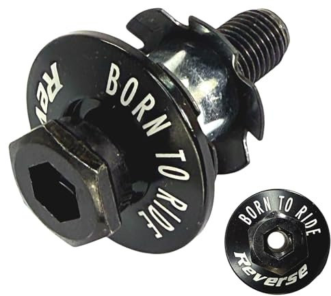 F26 Reverse Alu Top Cap MTB Dirt Barspin Steuersatzkappe Freestyle Rotor M10 Hohl Schraube für Bremszug Leitung