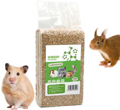Litière pour Petits Animaux | Litière Naturelle Contrôle Odeurs pour Furets - Sable & Substrat Gerbille Hérisson Poule Oiseau Cage Intérieur Extérieur Furets