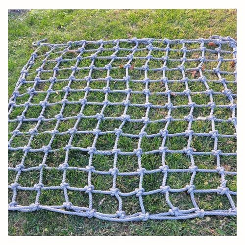 Red de Escalada para niños, Escalera de Cuerda de Carga, Remolque de camión, Malla Resistente, balcón, barandilla, protección de Escalera, Valla, decoración, Redes de Malla(12mm-14cm,1X1m/3.3X3.3ft)