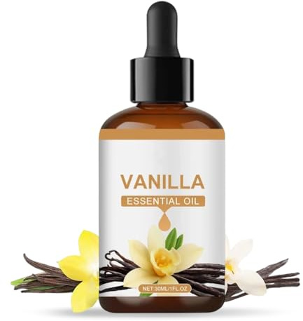 Huile essentielle de vanille - huile parfumée corps,pour la peau,le corps et les cheveux,arôme doux et chaleureux,parfum longue durée, pour les bougies,les savons,les diffuseurs et l'aromathérapie