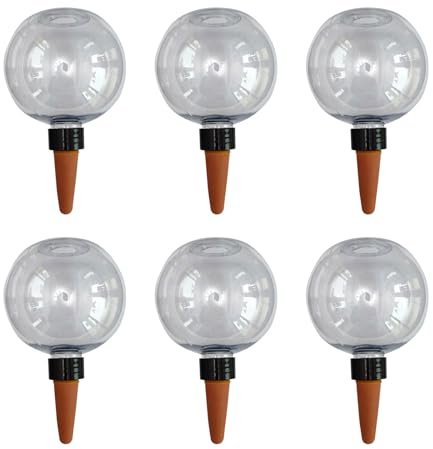 JINPIAOPIAO 6Pcs Plant Watering Globes Automatic Watering Globes Planter Insert for Indoor Outdoor Drip Irrigation