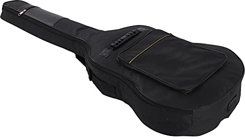 ZAWELIYO 41in Akustisk Gitarrväska Vattentät och Förtjockad för Musiker med Svampfyllning och Justerbara Remmar