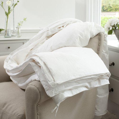 Jasmine Silk All Season Combination (9 Tog + 4.5 Tog) 100% Mulberry Silk Filled Duvet Quilt - Super King (260 x 220cm)