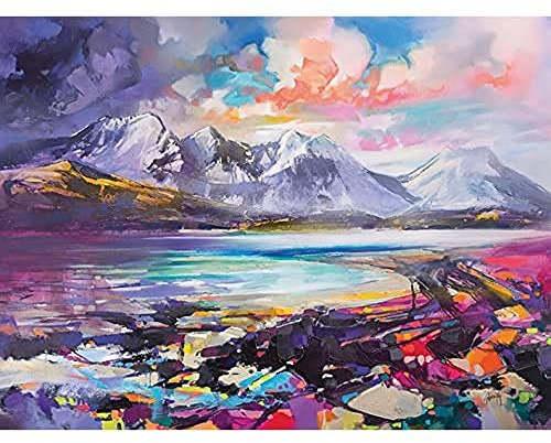 Konstgrupp (torrin, Skye Canvastryck, flerfärgad, 60 x 80 cm