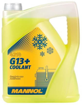 MANNOL 5 Litres Coolant G13+ Antifreeze 4214 SAE J1034 High Technology Ready To Use Solution