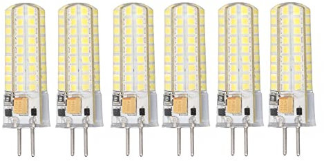 YWBL-WH Lampadina Led GY6.35, 6 Lampadine Led GY6.35 72 Led Lampadine a Mais 7W AC DC12V 700lm per Lampade a Sospensione Plafoniere(#1), Lampadine a Led (Luce bianca)