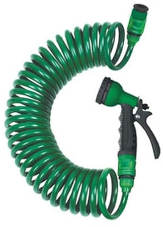 Kit tuyau spirale 15 m + pistolet 7 fonctions.