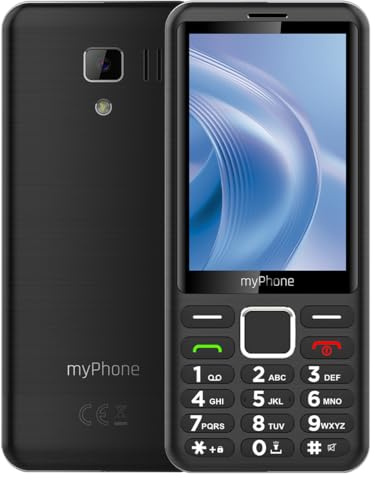 MP myPhone 3510 LTE, Seniorenhandy, Dual SIM 4G con batteria da 1800 mAh, scheda display a tasti grandi da 3,5, radio FM, con indicazione vocale chiara e standby di 336 giorni