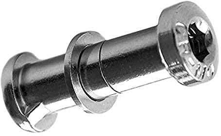 cyclingcolors Fahrrad Sattelklemmbolzen Schraube 8mm mit Nase CR-MO Stahl Oldtimer Rennrad Chrom (22mm)