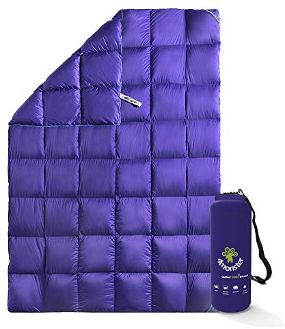 4Monster Outdoor Daunendecke Ultraleicht für Camping, Kompakte Reisedecke Bettdecke Warm Weich für Outdoor Indoor Reise Weihnachten