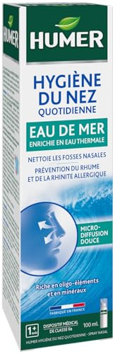 Humer - Hygiène du nez quotidienne - Eau thermale & Eau de mer - Spray nasal 100ml