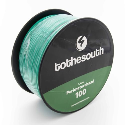 To the South® 3.4mm Perimeterdraht/Begrenzungsdraht passend für alle PARKSIDE Mähroboter - Länge: 100 Meter (extra stark)